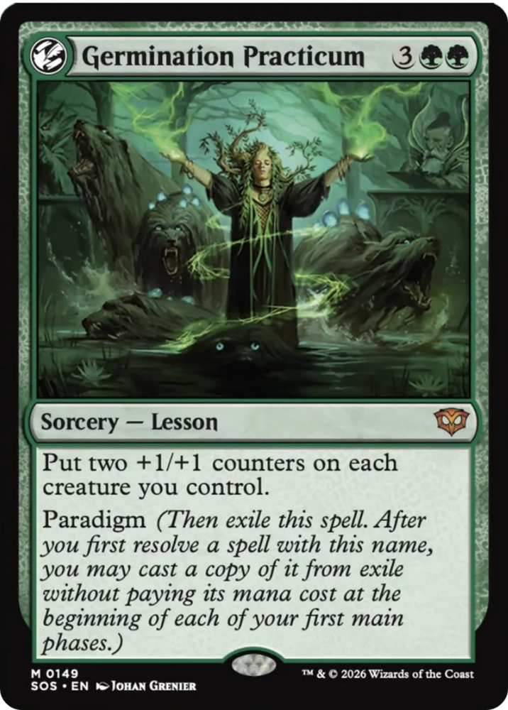 Germination Practicum [Secrets of Strixhaven] Magic: The Gathering