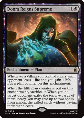 Doom Reigns Supreme [Marvel Super Heroes] Magic: The Gathering