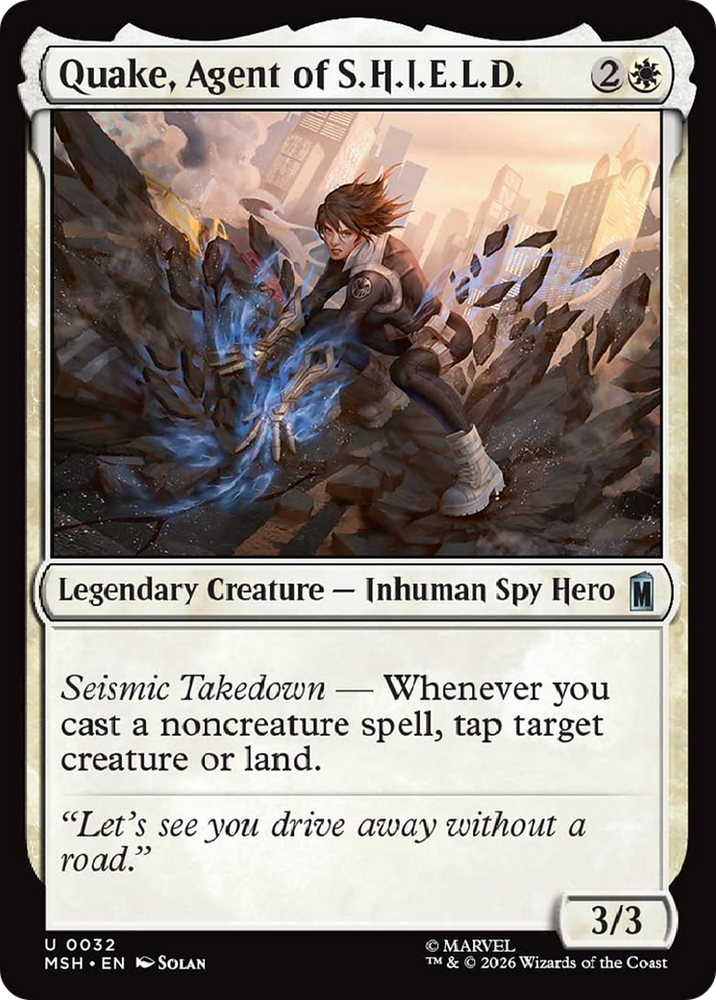Quake, Agent of S.H.I.E.L.D. [Marvel Super Heroes] Magic: The Gathering