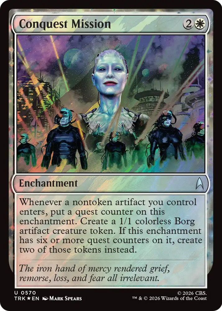 Conquest Mission (Surge Foil) [Star Trek] Magic: The Gathering