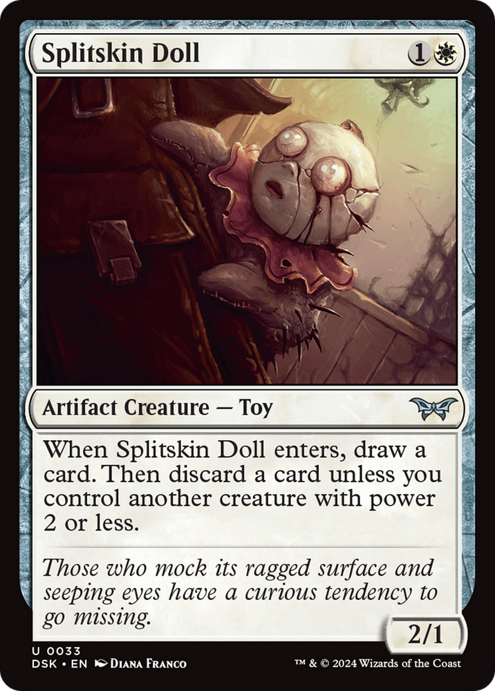 Splitskin Doll [Duskmourn: House of Horror] Magic: The Gathering