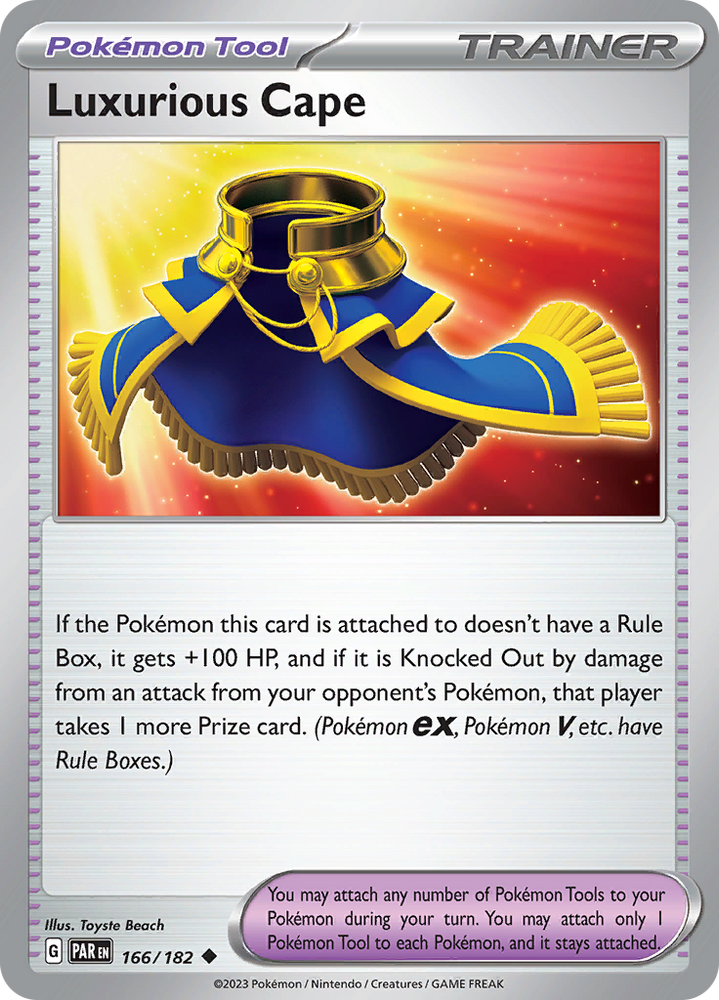 Luxurious Cape (166/182) [Scarlet & Violet: Paradox Rift] Pokémon