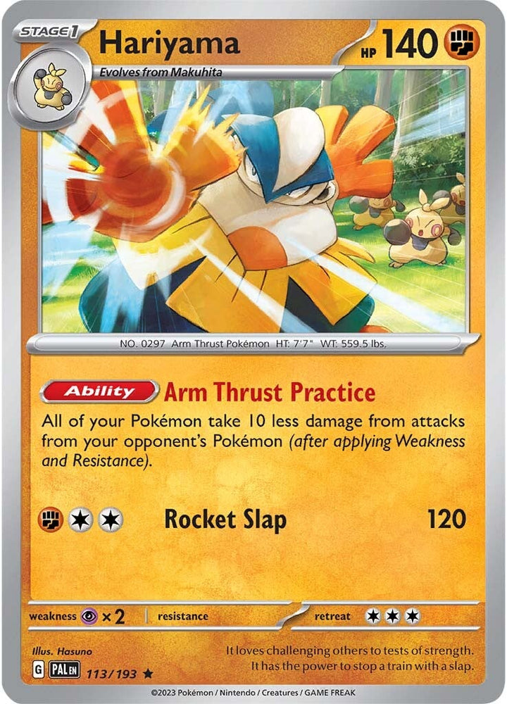 Hariyama (113/193) [Scarlet & Violet: Paldea Evolved] Pokémon