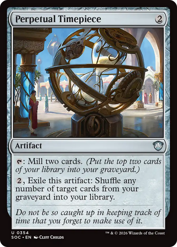 Perpetual Timepiece [Secrets of Strixhaven Commander] Magic: The Gathering
