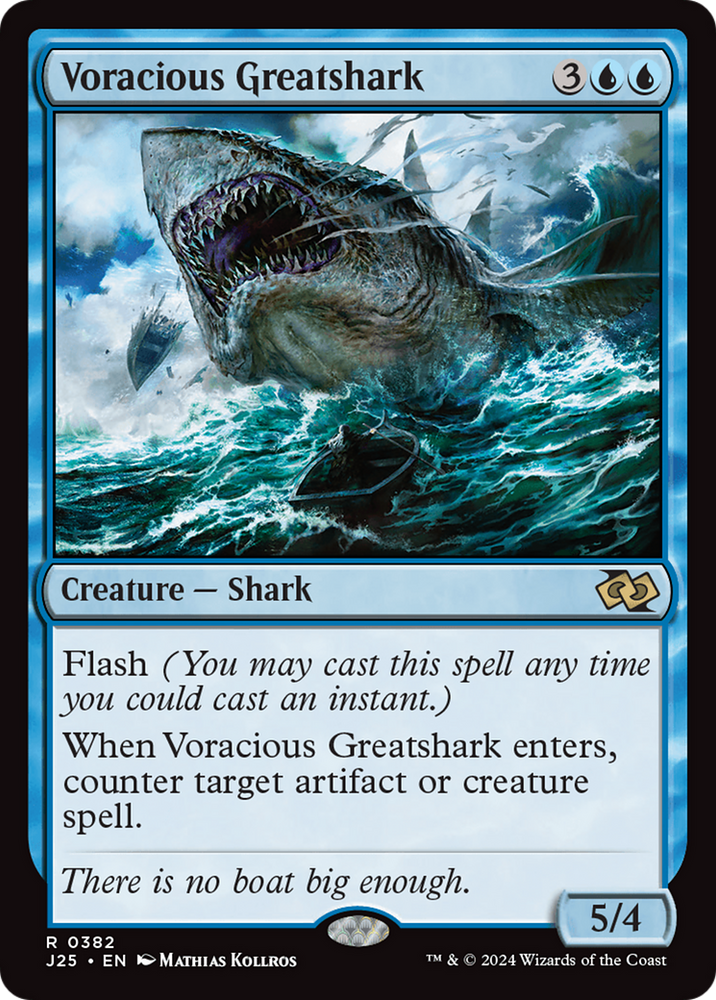 Voracious Greatshark [Foundations Jumpstart] Magic: The Gathering