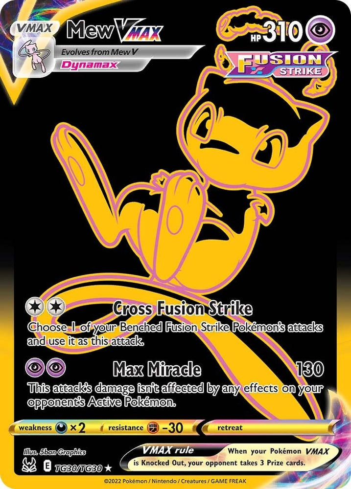 Mew VMAX (TG30/TG30) [Sword & Shield: Lost Origin] Pokémon