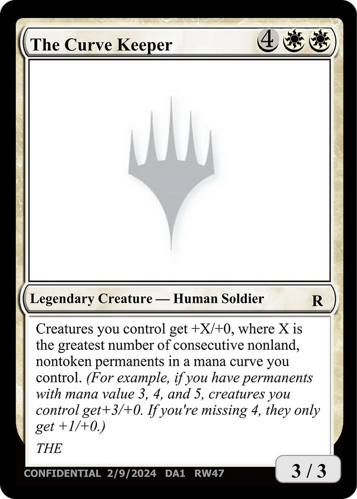 The Curve Keeper [Unknown Event] Magic: The Gathering