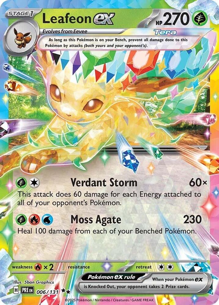 Leafeon ex (006/131) [Scarlet & Violet: Prismatic Evolutions] Pokémon