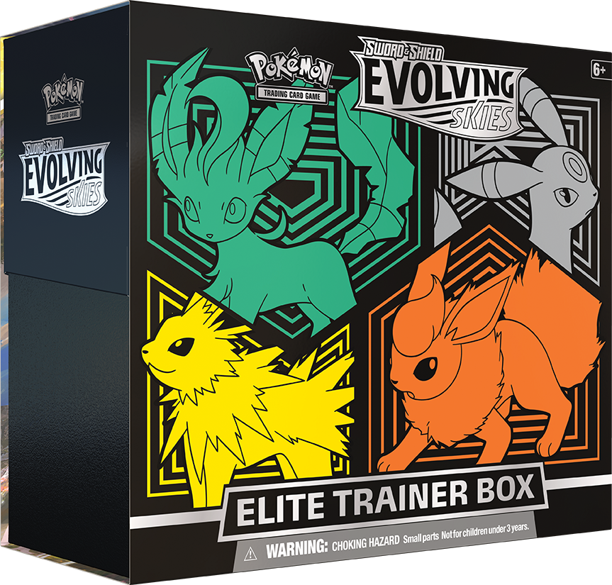 Sword & Shield: Evolving Skies - Elite Trainer Box (Flareon/Jolteon/Umbreon/Leafeon) Pokémon