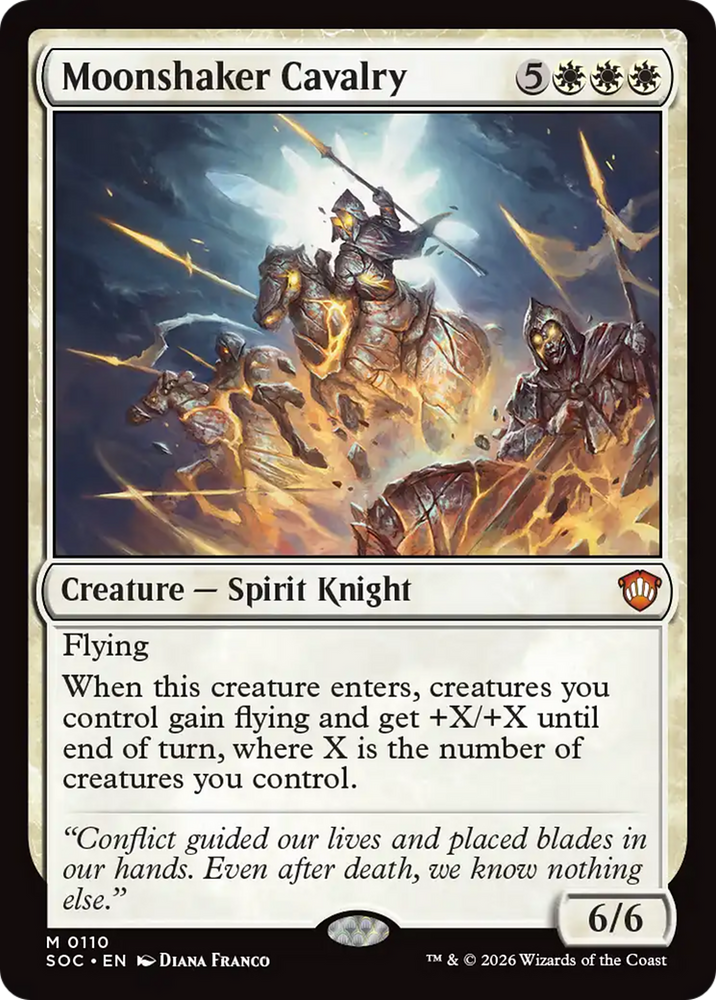 Moonshaker Cavalry [Secrets of Strixhaven Commander] Magic: The Gathering