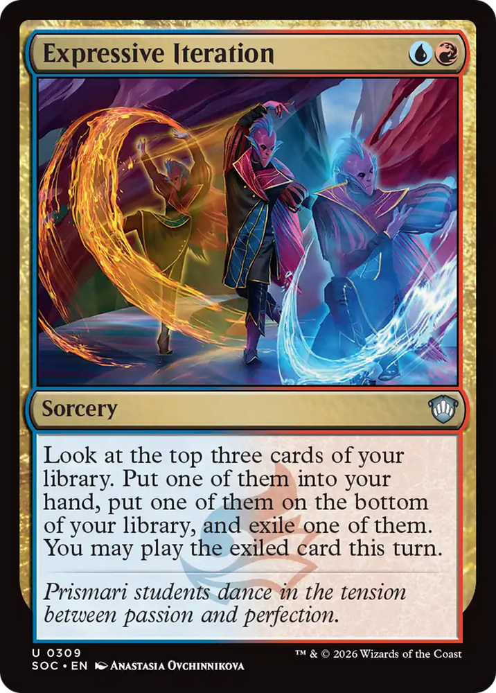 Expressive Iteration [Secrets of Strixhaven Commander] Magic: The Gathering