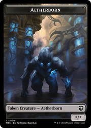 Aetherborn // Thopter Double-Sided Token [Modern Horizons 3 Commander Tokens] Magic: The Gathering