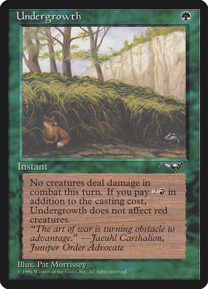 Undergrowth (Fox Art) [Alliances] Magic: The Gathering