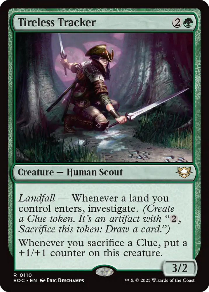 Tireless Tracker [Edge of Eternities Commander] Magic: The Gathering