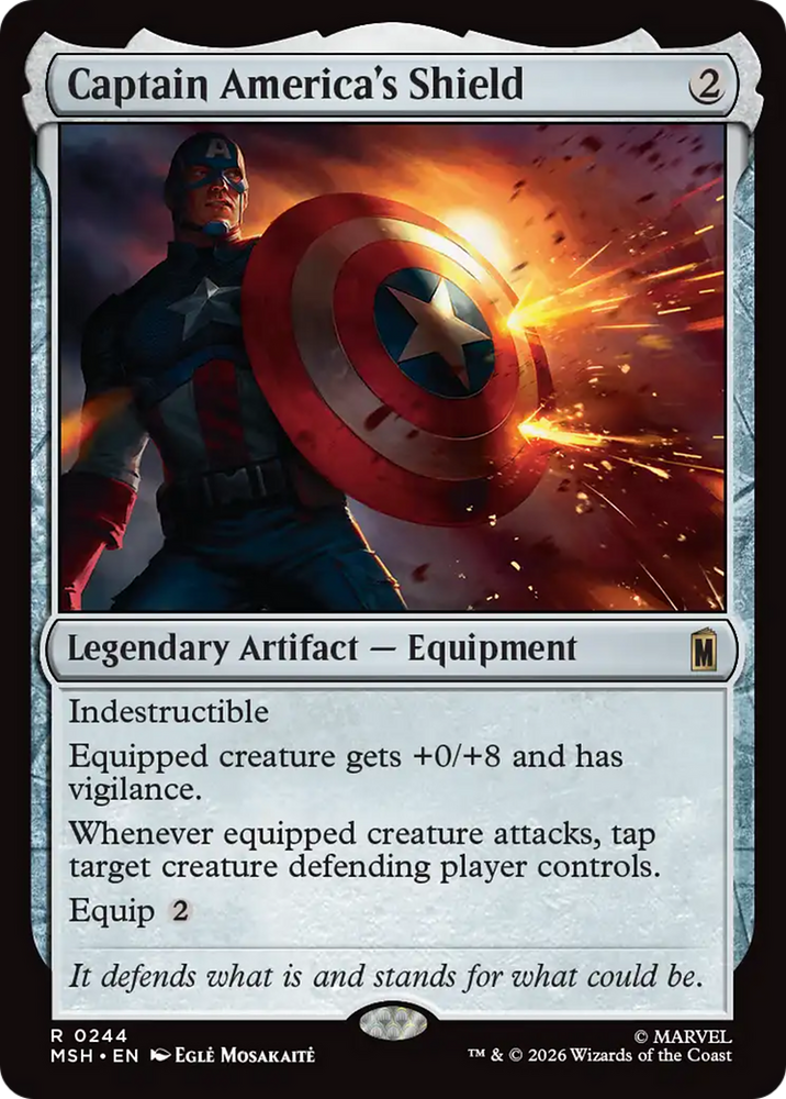 Captain America's Shield [Marvel Super Heroes] Magic: The Gathering