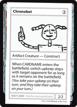 Chronobot (2021 Edition) [Mystery Booster Playtest Cards] Magic: The Gathering