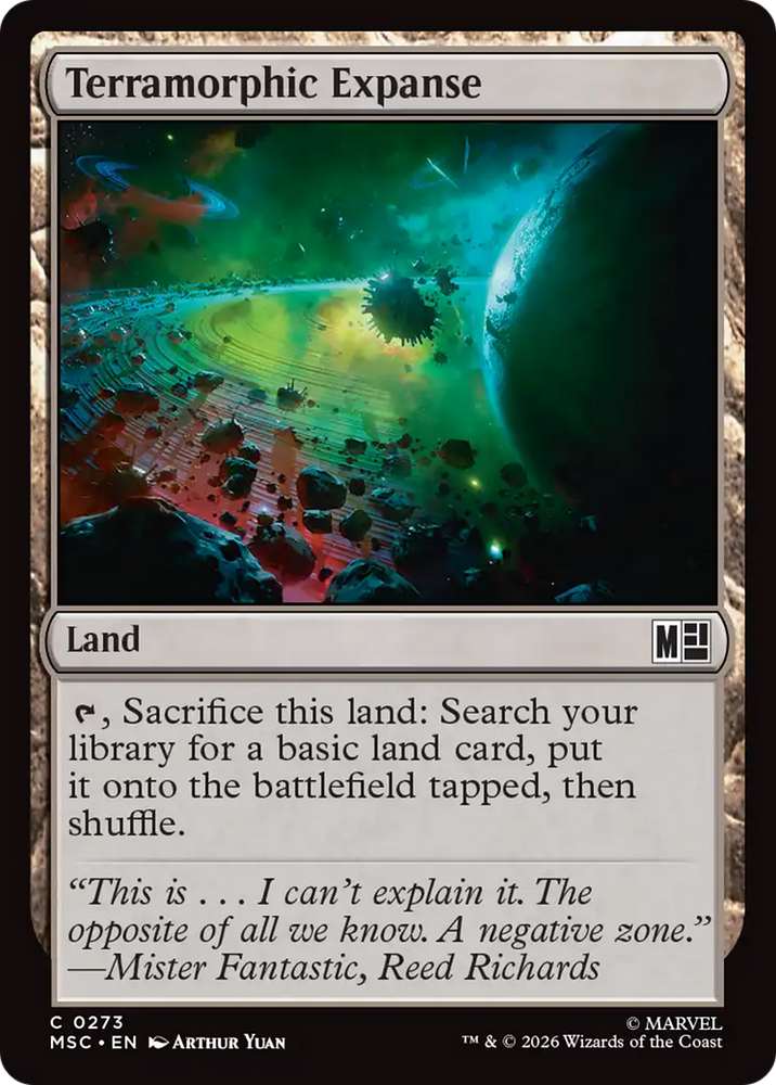 Terramorphic Expanse (0273) [Marvel Super Heroes Commander] Magic: The Gathering