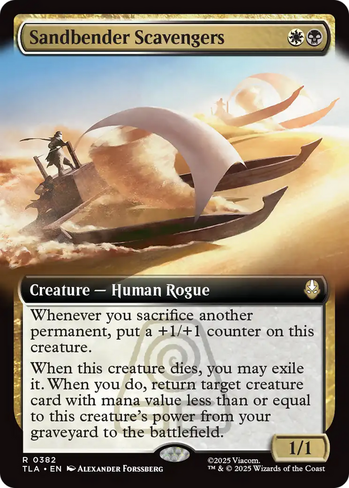 Sandbender Scavengers (Extended Art) [Avatar: The Last Airbender] Magic: The Gathering