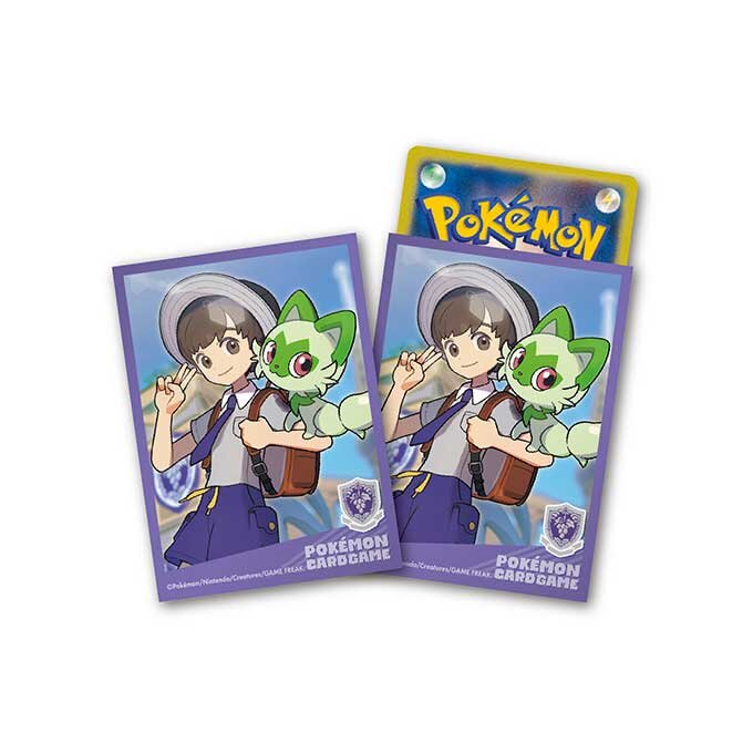 Card Sleeves - Pokemon Trainers Haruto & Sprigatito (64-Pack) (Pokemon Center Japan Exclusive) Pokémon