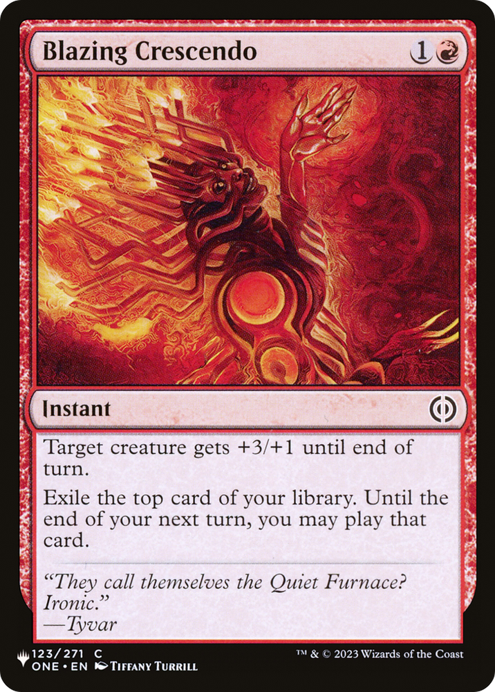 Blazing Crescendo [The List] Magic: The Gathering