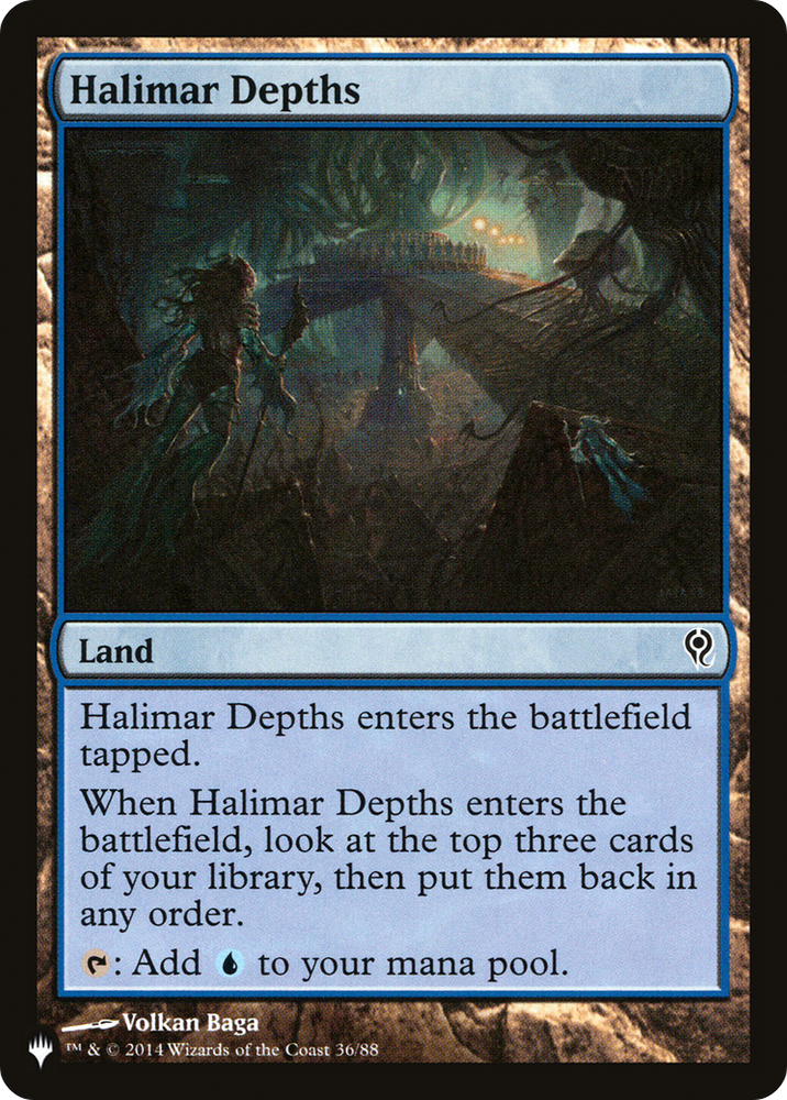 Halimar Depths [The List] Magic: The Gathering