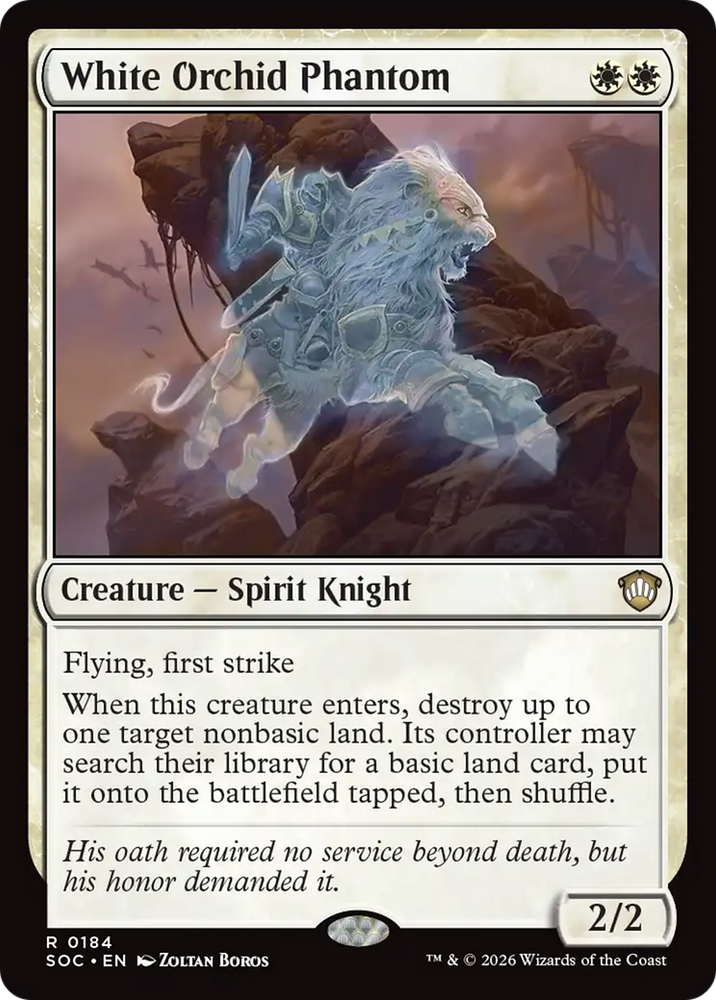 White Orchid Phantom [Secrets of Strixhaven Commander] Magic: The Gathering