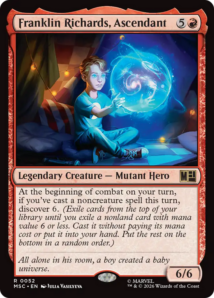 Franklin Richards, Ascendant [Marvel Super Heroes Commander] Magic: The Gathering