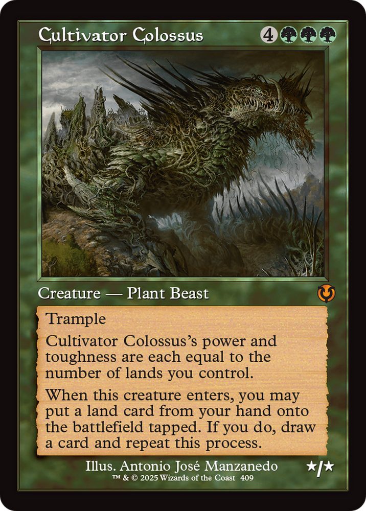Cultivator Colossus (Retro Frame) [Innistrad Remastered] Magic: The Gathering