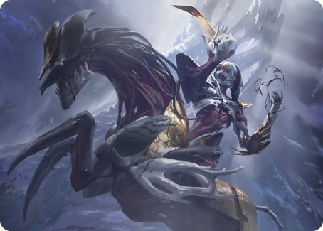 Ria Ivor, Bane of Bladehold Art Card [Phyrexia: All Will Be One Art Series] Magic: The Gathering