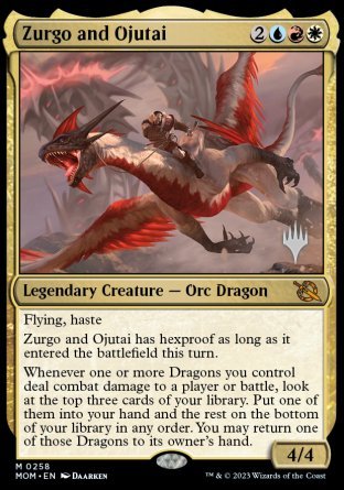 Zurgo and Ojutai (Promo Pack) [March of the Machine Promos] Magic: The Gathering