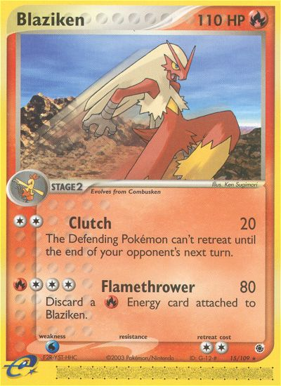 Blaziken (15/109) [EX: Ruby & Sapphire] Pokémon
