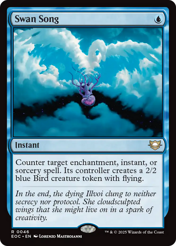 Swan Song [Edge of Eternities Commander] Magic: The Gathering
