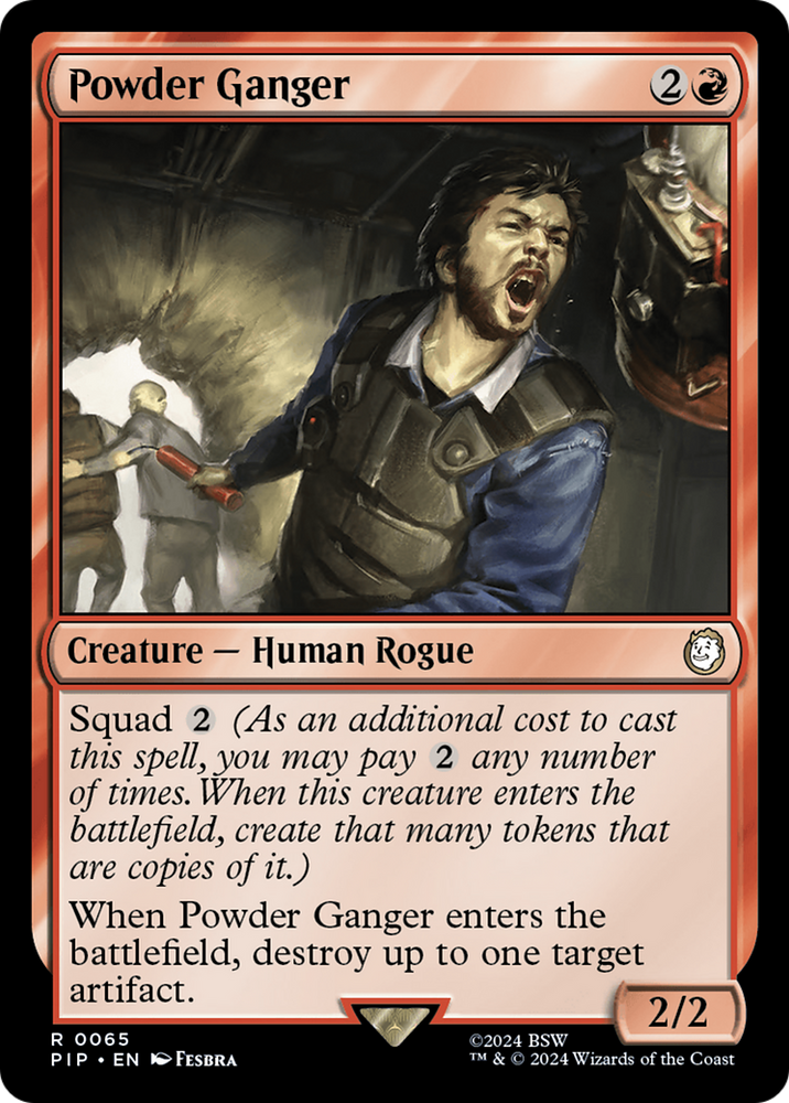 Powder Ganger [Fallout] Magic: The Gathering