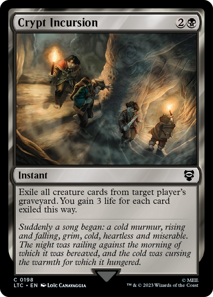 Crypt Incursion [The Lord of the Rings: Tales of Middle-Earth Commander] Magic: The Gathering