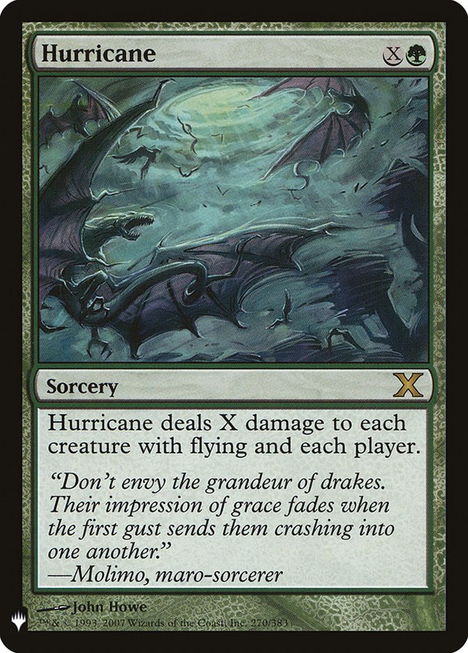 Hurricane [The List] Magic: The Gathering