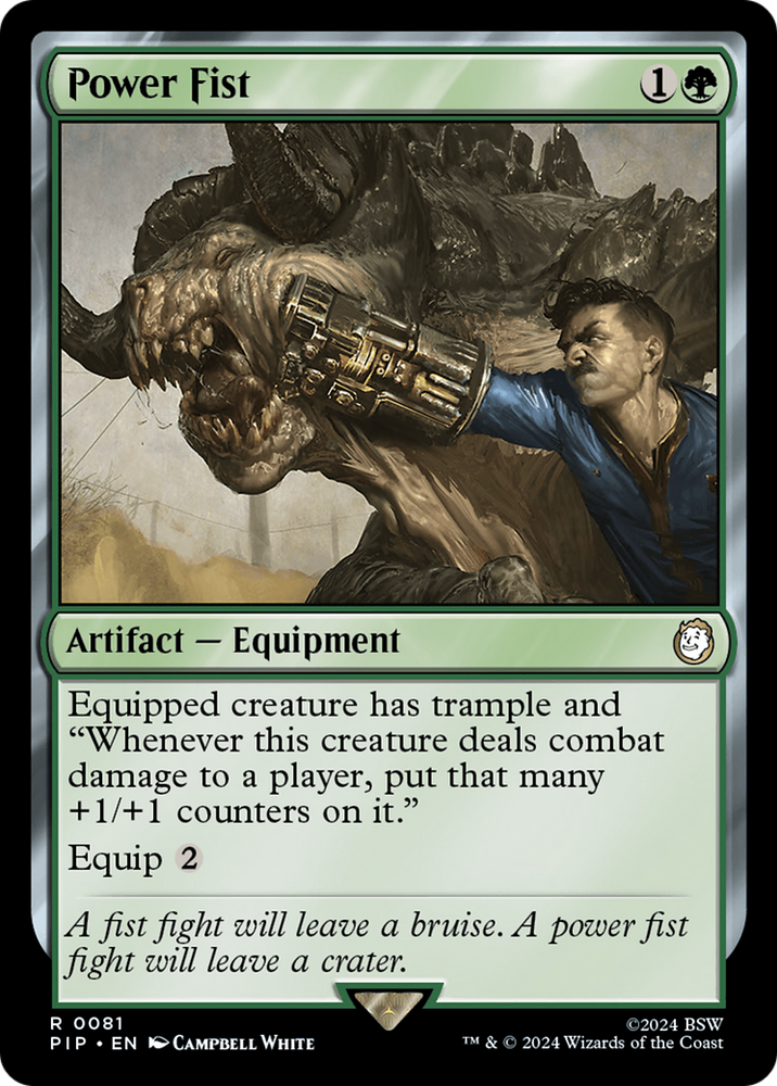 Power Fist [Fallout] Magic: The Gathering