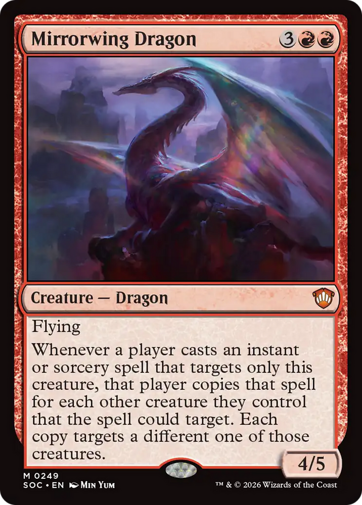 Mirrorwing Dragon [Secrets of Strixhaven Commander] Magic: The Gathering