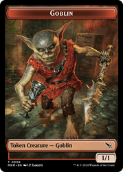 Thopter (0020) // Goblin Double-Sided Token [Murders at Karlov Manor Tokens] Magic: The Gathering
