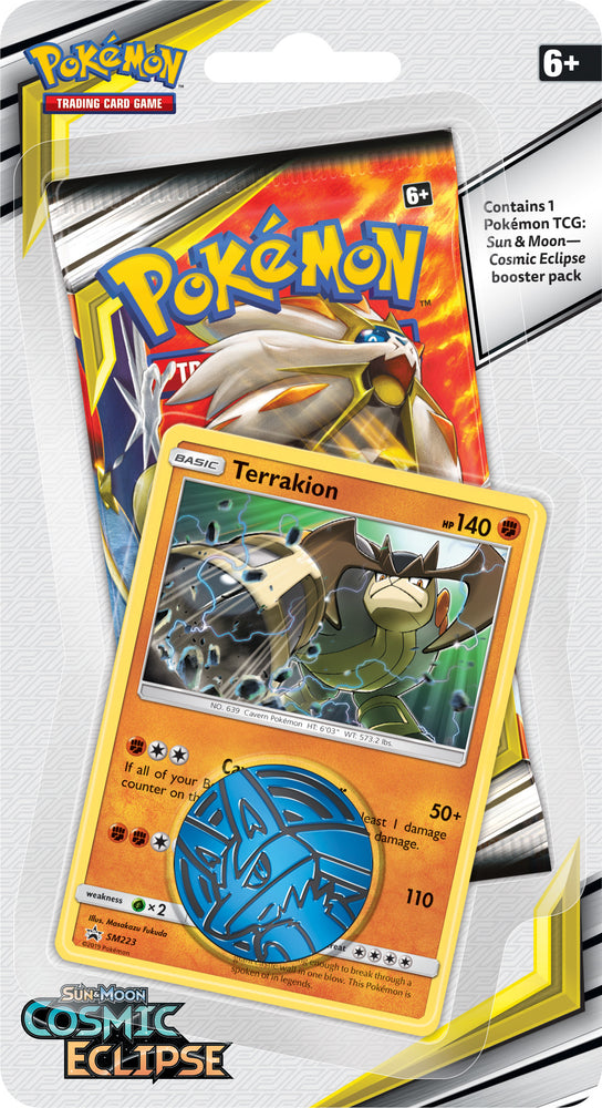 Sun & Moon: Cosmic Eclipse - Single Pack Blister (Terrakion) Pokémon