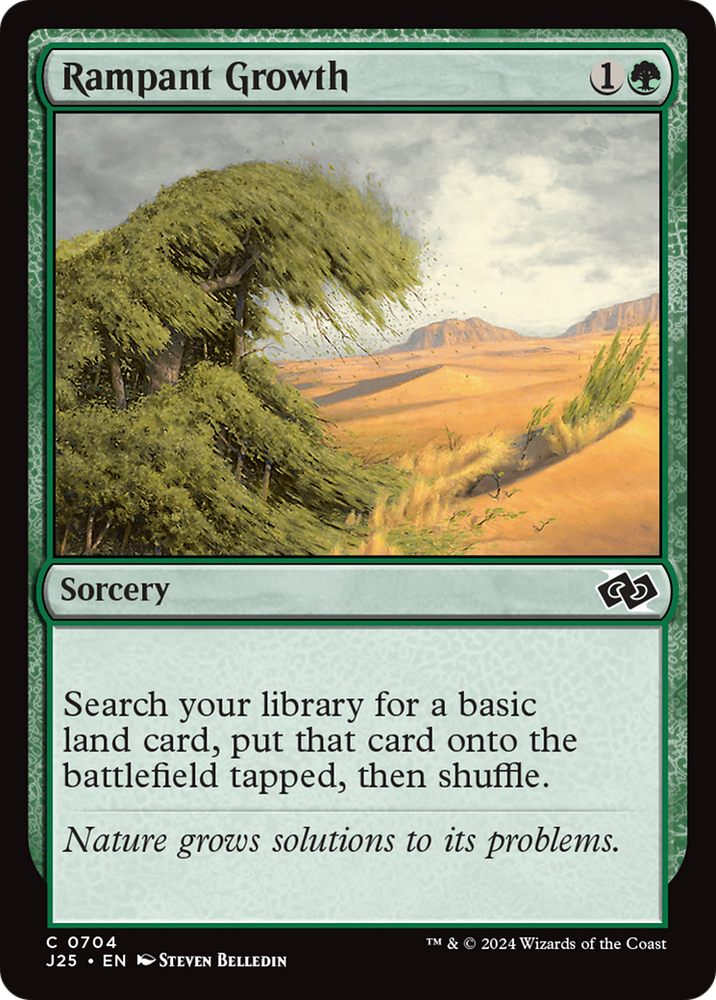 Rampant Growth [Foundations Jumpstart] Magic: The Gathering
