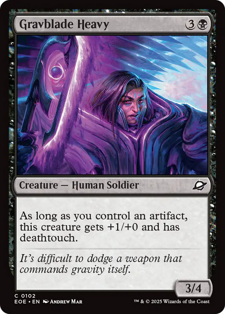 Gravblade Heavy [Edge of Eternities] Magic: The Gathering