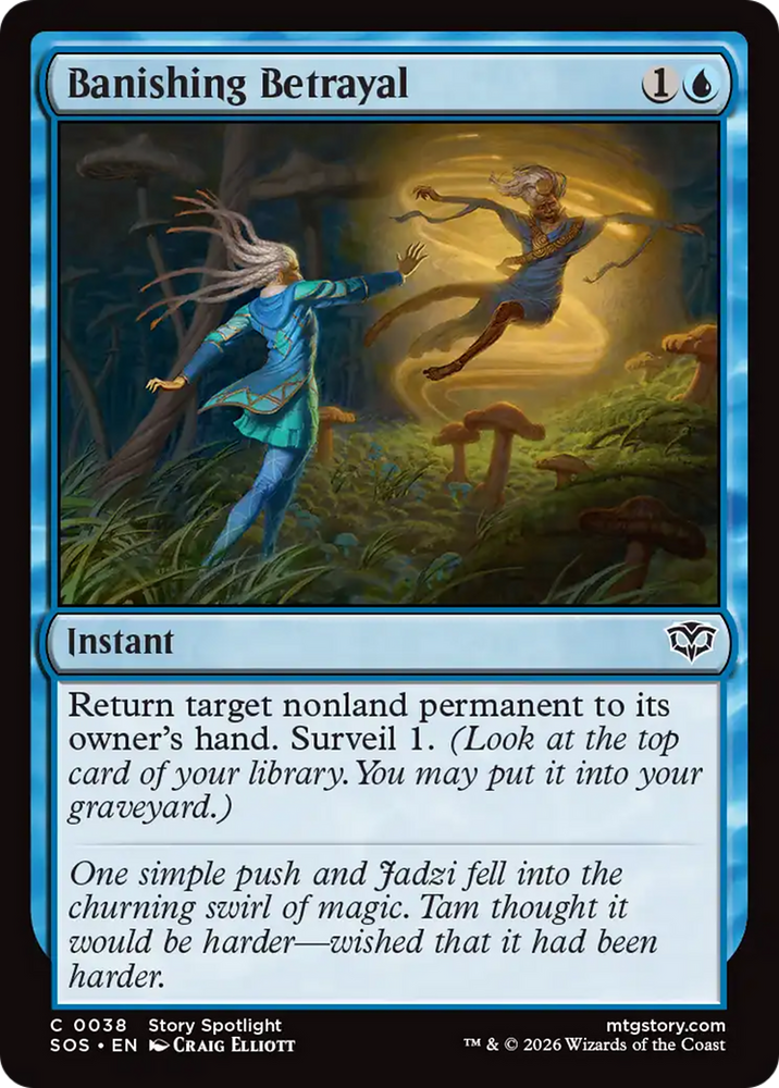 Banishing Betrayal [Secrets of Strixhaven] Magic: The Gathering
