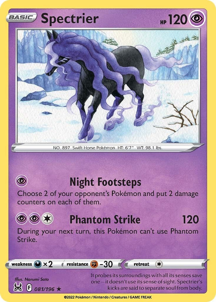 Spectrier (081/196) [Sword & Shield: Lost Origin] Pokémon