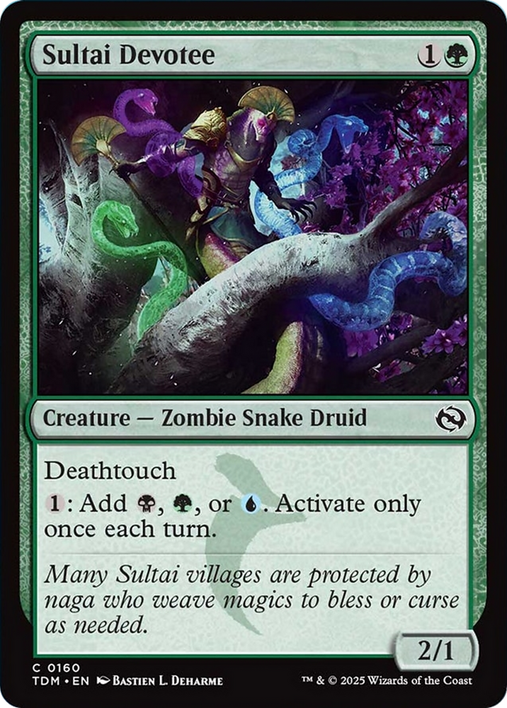 Sultai Devotee [Tarkir: Dragonstorm] Magic: The Gathering