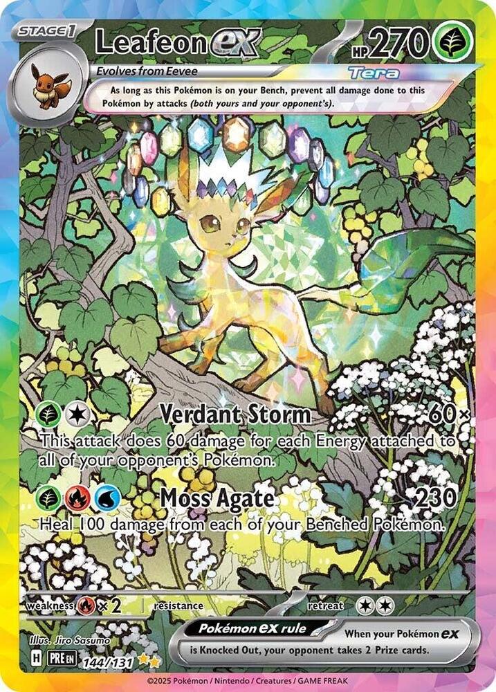 Leafeon ex (144/131) [Scarlet & Violet: Prismatic Evolutions] Pokémon