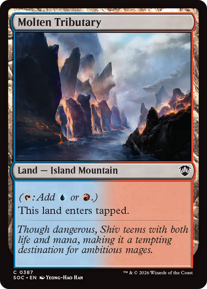 Molten Tributary [Secrets of Strixhaven Commander] Magic: The Gathering