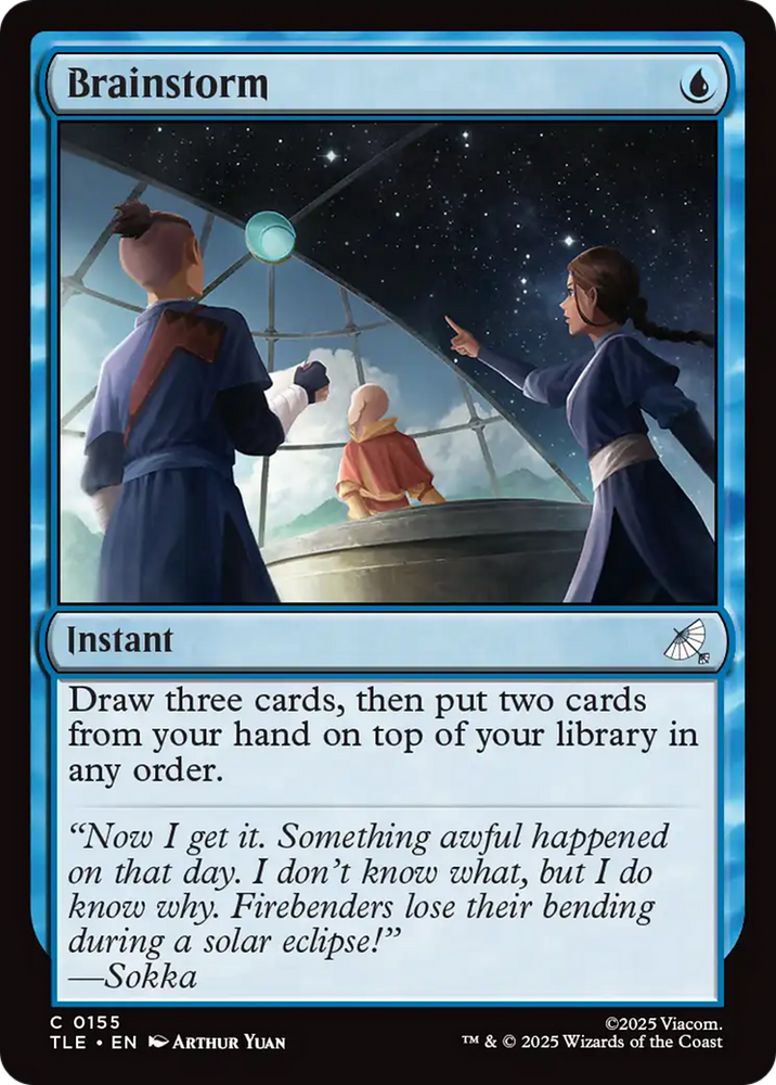 Brainstorm [Avatar: The Last Airbender: Eternal-Legal] Magic: The Gathering