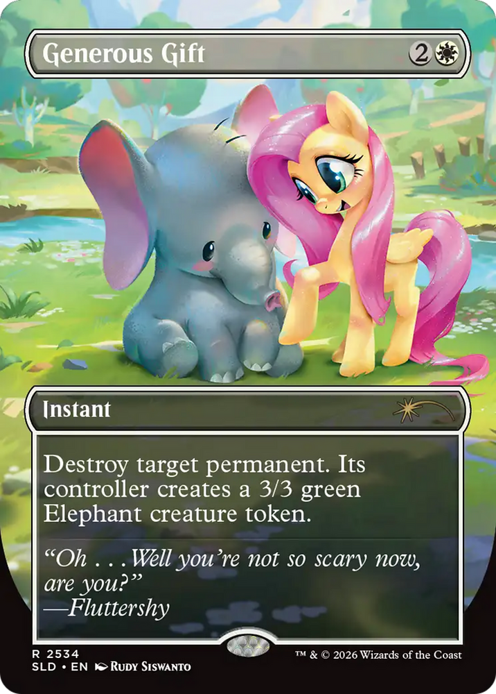 Generous Gift (2534) [Secret Lair Drop Series] Magic: The Gathering