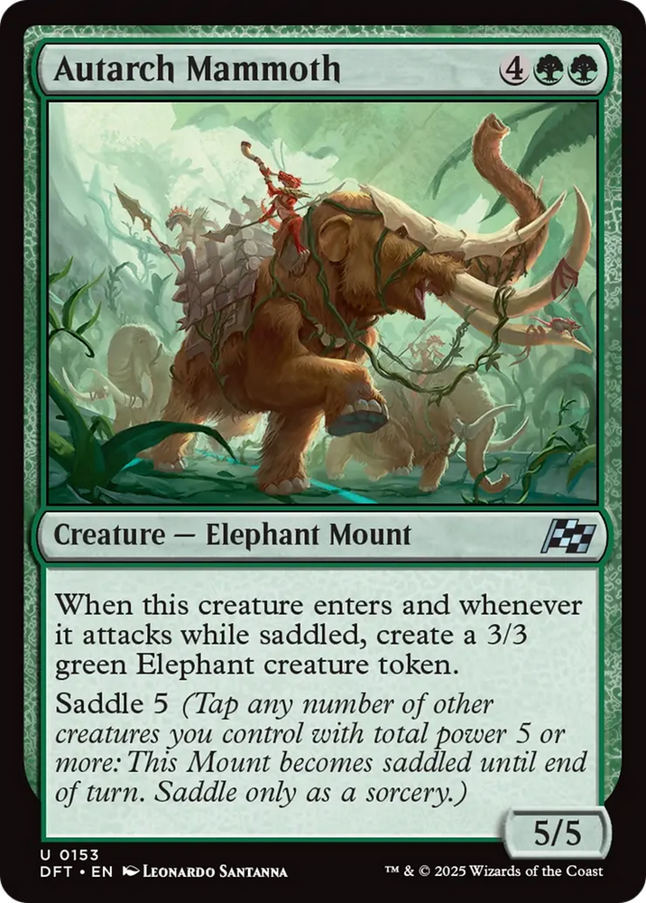 Autarch Mammoth [Aetherdrift] Magic: The Gathering