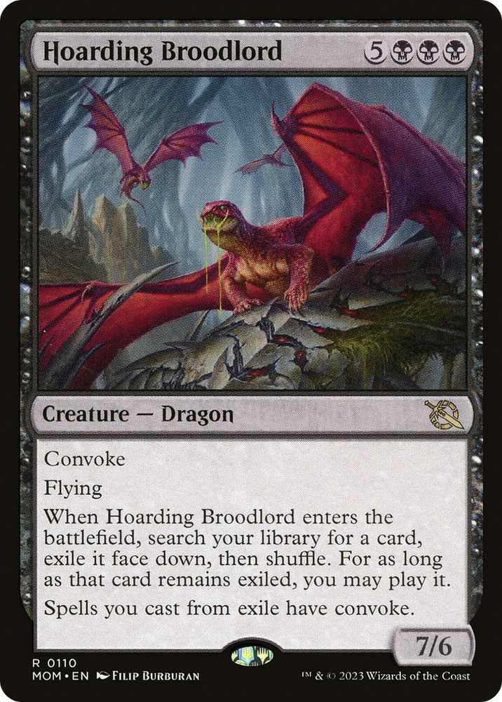 Hoarding Broodlord [March of the Machine] Magic: The Gathering